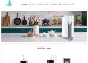 How tusuamaylocnuoc.com looks like on a tablet such as an iPad.