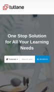 How tutlane.com looks like on a mobile device such as an iPhone.