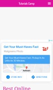 How tutorialscamp.com looks like on a mobile device such as an iPhone.