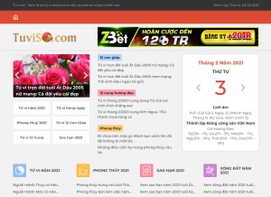 How tuviso.com looks like on a tablet such as an iPad.