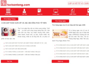 How tuvisonlong.com looks like on a tablet such as an iPad.
