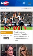 How tvaztecanoreste.mx looks like on a mobile device such as an iPhone.