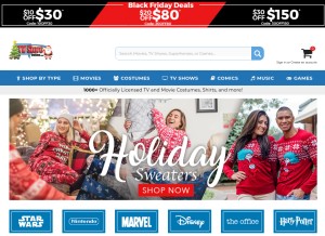 How tvstoreonline.com looks like on a tablet such as an iPad.