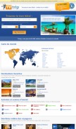 How tvtrip.fr looks like on a mobile device such as an iPhone.
