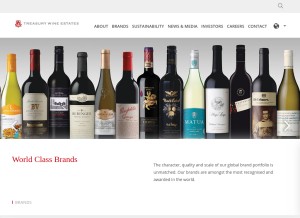 How tweglobal.com looks like on a tablet such as an iPad.