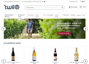 How twil.fr looks like on a tablet such as an iPad.