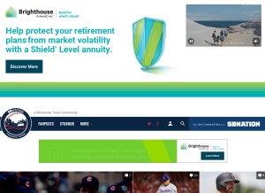 How twinkietown.com looks like on a tablet such as an iPad.