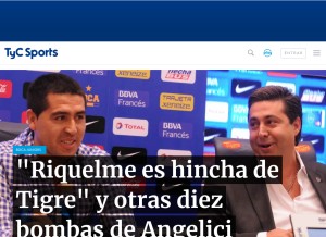 How tycsports.com looks like on a tablet such as an iPad.