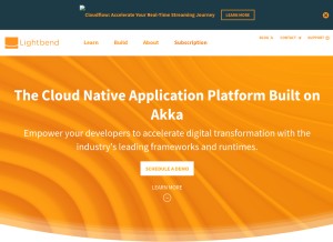 How typesafe.com looks like on a tablet such as an iPad.