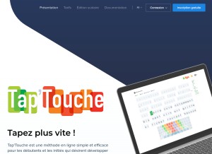 How typingpal.com looks like on a tablet such as an iPad.