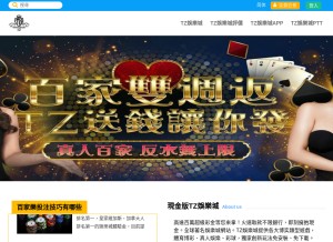 How tz77.net looks like on a tablet such as an iPad.