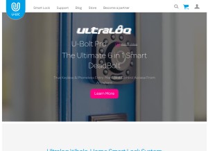 How u-tec.com looks like on a tablet such as an iPad.