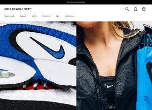 How ubiqlife.com looks like on a tablet such as an iPad.