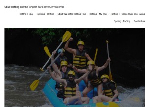 How ubudraftingadventure.com looks like on a tablet such as an iPad.
