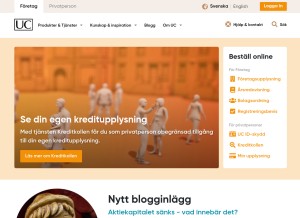 How uc.se looks like on a tablet such as an iPad.