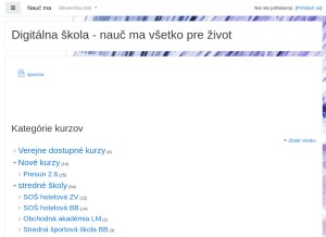 How ucma.sk looks like on a tablet such as an iPad.
