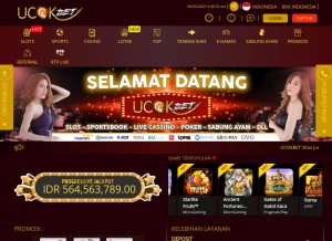 How ucokbet.online looks like on a tablet such as an iPad.