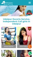 How udaipurescortservice.biz looks like on a mobile device such as an iPhone.
