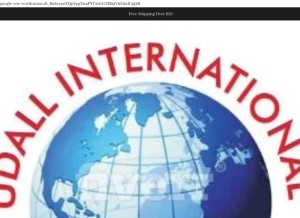 How udallinternational.com looks like on a tablet such as an iPad.