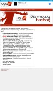 How ugu.pl looks like on a mobile device such as an iPhone.