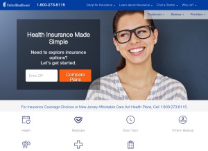 How uhone.com looks like on a tablet such as an iPad.