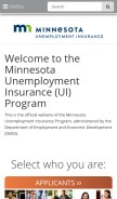 How uimn.org looks like on a mobile device such as an iPhone.