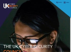 How ukcybersecuritycouncil.org.uk looks like on a tablet such as an iPad.