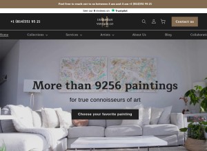 How ukrainianvintage.com looks like on a tablet such as an iPad.