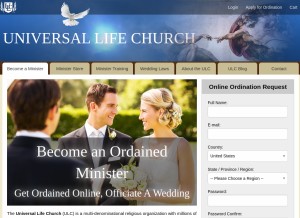 How ulc.org looks like on a tablet such as an iPad.