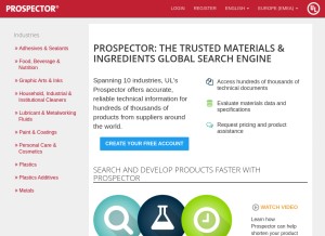 How ulprospector.com looks like on a tablet such as an iPad.
