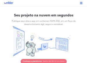 How umbler.net looks like on a tablet such as an iPad.