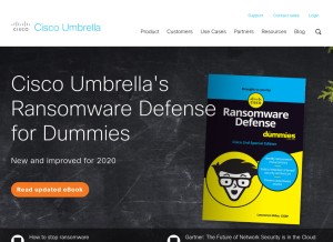 How umbrella.com looks like on a tablet such as an iPad.