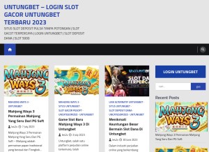 How umeb.net looks like on a tablet such as an iPad.