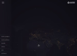 How umfworldwide.com looks like on a tablet such as an iPad.