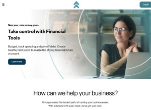 How umpquabank.com looks like on a tablet such as an iPad.