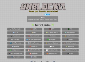 How unblckd.gdn looks like on a tablet such as an iPad.