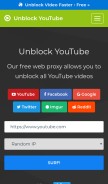 How unblockyoutube.video looks like on a mobile device such as an iPhone.