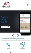 How unboundmedicine.com looks like on a mobile device such as an iPhone.
