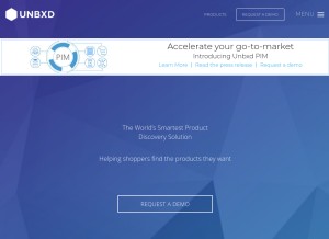 How unbxd.io looks like on a tablet such as an iPad.