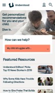 How understood.org looks like on a mobile device such as an iPhone.