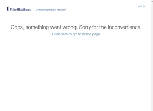 How unitedhealthcaremotion.com looks like on a tablet such as an iPad.