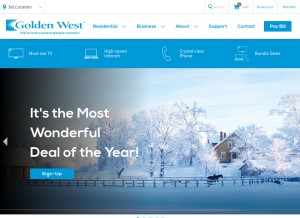 How unitelsd.com looks like on a tablet such as an iPad.