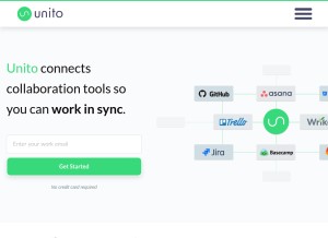How unito.io looks like on a tablet such as an iPad.