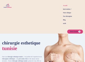 How univers-esthetique.com looks like on a tablet such as an iPad.
