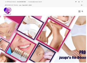 How univers-med.fr looks like on a tablet such as an iPad.