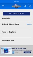 How universalstudioshollywood.com looks like on a mobile device such as an iPhone.