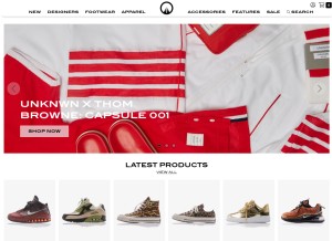 How unknwn.com looks like on a tablet such as an iPad.