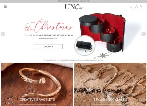 How unode50.com looks like on a tablet such as an iPad.