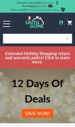 How untilgone.com looks like on a mobile device such as an iPhone.