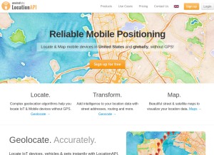 How unwiredlabs.com looks like on a tablet such as an iPad.